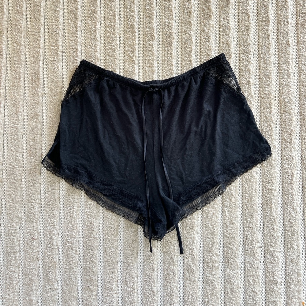 Victoria's Secret Black Pajama Shorts Intimates Sleepwear